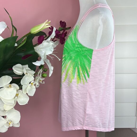 Lilly Pulitzer Pink Cordelia Gone Coconuts Racerback Tank Top NWOT - Picture 4 of 11